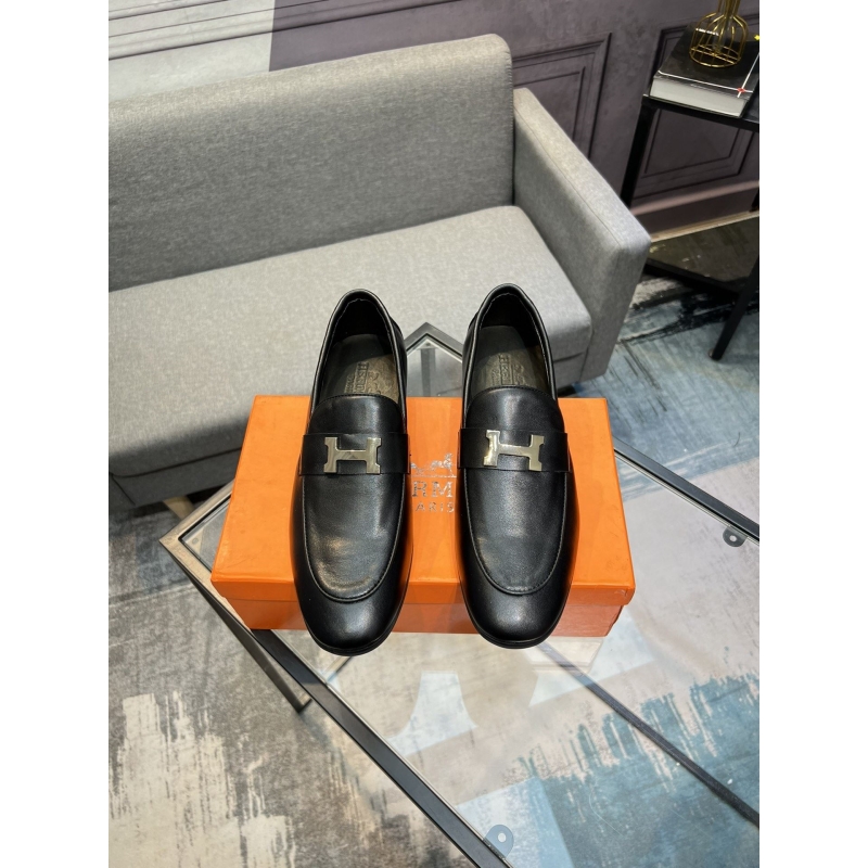 H**mes leather shoes